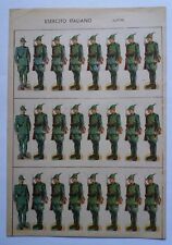 Alpini foglio soldatini usato  Pietrasanta