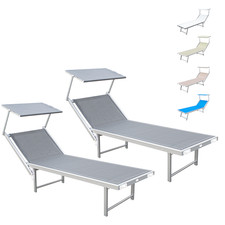 2pz lettino prendisole usato 2pz lettino prendisole usato  Mugnano di Napoli