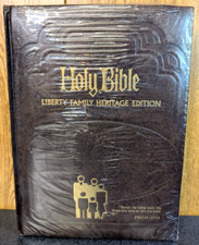 Holy Bible Liberty Family Heritage Edition KJV Gilded Edges New Sealed VTG comprar usado  Enviando para Brazil