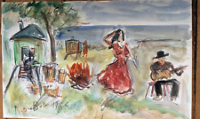 Aquarelle roland dubuc d'occasion  Montfort-l'Amaury