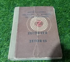 Manual de instruções de operação do trator Zetor - fazenda - Zetor 25k 1952 comprar usado  Enviando para Brazil