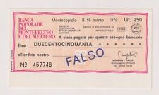 Miniassegni montefeltro 250 usato  Milano
