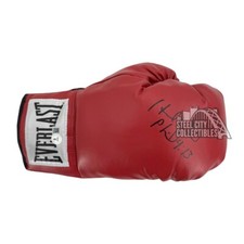Guante de Boxeo Evander Holyfield Autografiado Everlast Rojo - BAS (Derecha) segunda mano  Embacar hacia Mexico