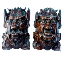 Antique carved wooden for sale  GRAVESEND