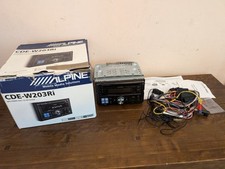 Alpine car stereo for sale  BOURNEMOUTH