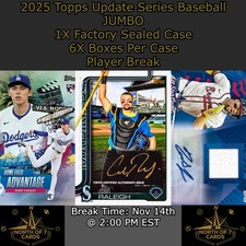 Adael Amador 2025 Topps Update Series beisebol JUMBO 1X estojo jogador BREAK #8 comprar usado Adael Amador 2025 Topps Update Series beisebol JUMBO 1X estojo jogador BREAK #8 comprar usado  Enviando para Brazil