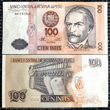 Peru 100 intis for sale  Nazareth