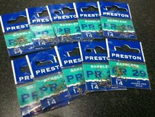 Preston hooks barbless for sale  HALESOWEN