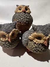 Resins mini owls for sale  LONDON
