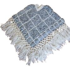 Crocheted poncho shawl for sale  Sibley