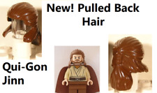 Lego minifigura cabelo puxado para trás rabo de cavalo marrom vermelho curto amarrado peruca guerreiro comprar usado  Enviando para Brazil