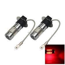 2x Lâmpada traseira vermelha RV H3 neblina blub 5 emissores COB SMD LED IEC7004-47 H062 comprar usado  Enviando para Brazil