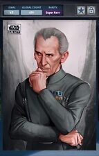 Usado, Cartão branco cromado super raro Topps Star Wars Card Trader - Grand Moff Tarkin comprar usado  Enviando para Brazil