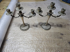 Coppia candelabri argento usato  Quartu Sant Elena