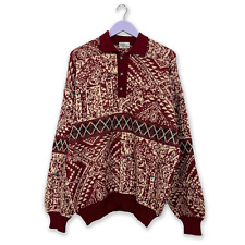 Maglione vintage bordeaux usato  Montegrotto Terme