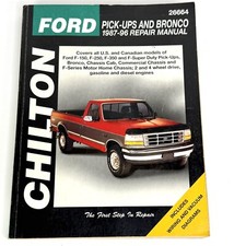 Libro de servicio manual de reparación y camioneta Ford Chilton 26664 Bronco 1987-96 segunda mano  Embacar hacia Mexico
