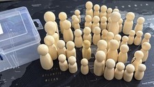 Pcs wooden people for sale  LONDON