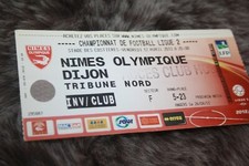 Ticket nimes dijon d'occasion  Jujurieux