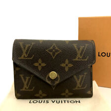 Carteira Louis Vuitton monograma Portefeuille Victorine tripla/2AF1266, usado comprar usado  Enviando para Brazil