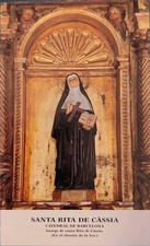 BARCELLONA DPAGNA SANTINO SANTA RITA DA CASCIA CON ORACAO comprar usado  Enviando para Brazil