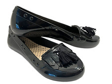 Novo Mocassim Feminino ZAXY Jelly Brogue Borla Preto Brilhante Tamanho 7 comprar usado  Enviando para Brazil