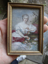 Miniature painting marquise d'occasion  Expédié en Belgium