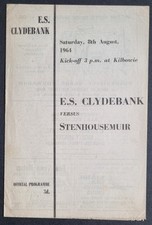 Clydebank stenhousemuir league for sale  HITCHIN