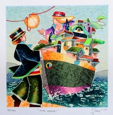 Francesco nesi serigrafia usato  Matera