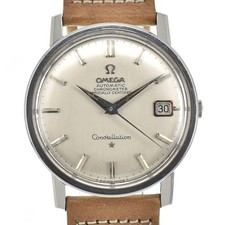 Relógio masculino automático OMEGA Constellation 168.010 cal.561 mostrador prata Q#140575 comprar usado  Enviando para Brazil