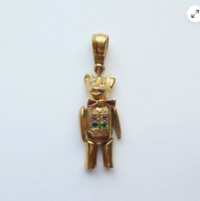 Bear pendant gold for sale  SLOUGH