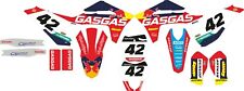 Kit gráfico GASGAS 2021 2022 2023 MC MCf EX 125 250 300 350 450 DECALQUE GÁS GÁS comprar usado  Enviando para Brazil