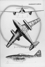 Cartão de aviação Messerschmitt Me262 comprar usado Cartão de aviação Messerschmitt Me262 comprar usado  Enviando para Brazil