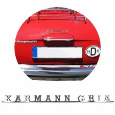 Emblema Karmann Ghia aço inoxidável Decklid script emblema compatível com VW tipo 3 tipo 34 comprar usado  Enviando para Brazil