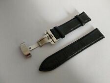Fecho de pulseira de couro genuíno para relógio de aço TW 18/19/20/21/22/24mm comprar usado  Enviando para Brazil