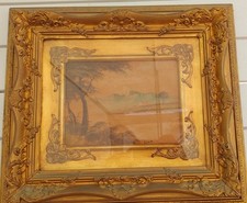 Quadro vintage paesaggio usato  Gaeta