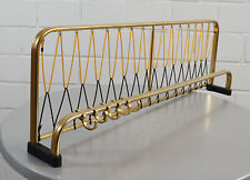 edle Wand Garderobe Coat Rack Gold mit 5 Haken und Hutablage Vintage 1950er J. comprar usado  Enviando para Brazil