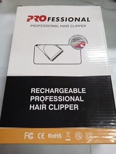 Cortadora de pelo eléctrica profesional (dorada y negra) recargable con batería segunda mano  Embacar hacia Mexico