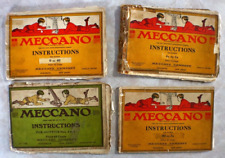1920s meccano instruction d'occasion  Expédié en Belgium