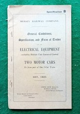 Mersey railway invitation for sale  BRISTOL