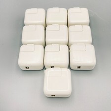 LOTE de 10 adaptadores CA USB 10W genuínos Apple A1357 para iPhone iPod iPad Pro Mini comprar usado  Enviando para Brazil
