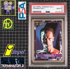 1991 Impel Terminator 2 - #2 Arnold Schwarzenegger Rookie RC - PSA 10 GEM ESTADO PERFEITO comprar usado  Enviando para Brazil