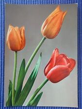 Antigua Tarjeta Postal AK Tarjeta De Arte Tulipanes Tulipa Lirio comprar usado Antigua Tarjeta Postal AK Tarjeta De Arte Tulipanes Tulipa Lirio comprar usado  Enviando para Brazil