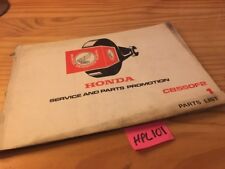 Honda parts list d'occasion  Decize