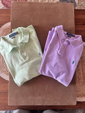 Camisa polo masculina Ralph Lauren XL ajuste clássico malha pacote com 2 Páscoa Preppy comprar usado  Enviando para Brazil