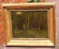Signed antique painting. d'occasion  Expédié en Belgium
