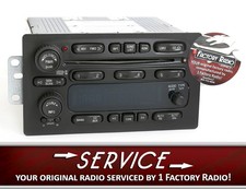 Rádio CD Reman & Aux Mod SERVIÇO para 2005-2009 Chevy GMC Truck Van AM FM 6 discos comprar usado  Enviando para Brazil