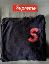 Supreme logo hooded d'occasion  Perpignan-