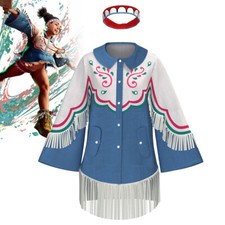 Cosplay Street Fighter 6 Lily Jacket Casaco Halloween Fantasia Vestido Fantasias Ternos, usado comprar usado  Enviando para Brazil