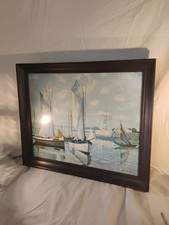 Vintage framed nautical for sale  Fort Gratiot