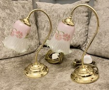 vintage glass table lamp pair for sale vintage glass table lamp pair for sale  COVENTRY